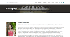 Desktop Screenshot of mariamarchant.com